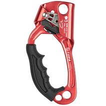 등산용 자일 로프 클라이밍 로프 밧줄 야외 핸드 어센더 암벽 등반 어센더 8-12mm 수직 액세스 구조 동굴 탐험 등반 액세서리 캠핑, 1-왼손