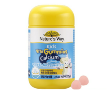 네이처스웨이 키즈 비타구미 칼슘 비타민D 70구미x1병 70일분, 칼슘 비타민D 70구미