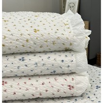 잔꽃 화이트 시어서커 여름이불 시원한 냉감이불세트