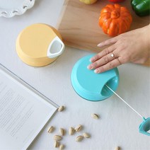 혼밥족 간편 볶음밥 수동 야채 다지기 잘갈리는 과일다지기 힘안드는 튼튼한 양배추다지기 절삭력 이유식용, 블루