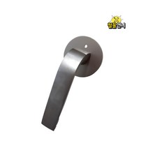 팝레버락 도어락 POP02 실내용손잡이 침실 사무실 방문 실버손잡이 철물언니, 팝레버락 도어락 POP02 실버