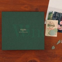 위랜드 종이액자 4X6 포켓앨범 미니포토북, 다크그린