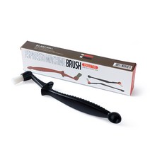 2 In 1 커피 머신 브러쉬 나일론 에스프레소 커피 그라인더 브러쉬 커피 스푼 머신 그룹 Delonghi EC680/EC, 03 plum
