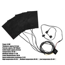 1/2/4pcs 5V 탄소 섬유 난방 패드 손 온열 장치 USB 필름 전기 겨울 적외선 발열 히트 매트, 07 As Pic Show