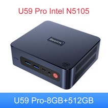 미니컴퓨터 Beelink-U59 프로 미니 PC 윈도우 11 인텔 11th Gen N5105 DDR4 8GB 2022 GB SSD 듀얼 Wifi 512 M 데스크탑 게임용 컴퓨터, 해외공급사, 미국, 01 8G512G