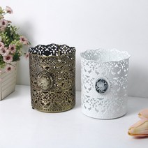 엘리 클래식 다용도통 앤틱소품 빈티지소품 클래식소품 인테리어소품 카페소품 데코소품 소품수납 필통 화장품정리 화장대정리 책상꾸미기, 아이보리