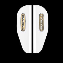 자전거 사이드미러 자전거백미러 자전거미러 Speed BISU T3 T5 M3 T7 백미러 비 눈썹 차폐 도어 미러 충돌 방지 보호 테이프, [08] White raineyebrow BS