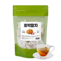 호박팥차 국산 늙은호박 팥차 붓기차 건강차 집들이 부모님 선물 삼각티백 대용량 2g 50티백, 호박 팥차 50티백