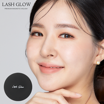 래쉬글로우 세트 마그네틱 자석 속눈썹 붙이기 인조 셀프 연장, 모카컬, 1개, BROWN&BLACK MIXED