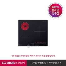 LG전자 [LG][공식판매점] DIOS 하이브리드 전기레인지 BEY3GST2C (프리스탠딩8.5cm포함 3버너), 없음, 선택완료