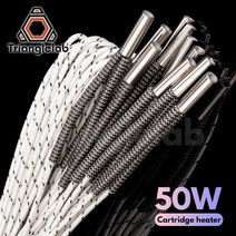 Trianglelab 3D 프린터 히터 카트리지 V6 HOTEND Volcano MK8 MK9 용 100cm 케이블 포함 6*20mm 12V 5, 06 24V 1PC