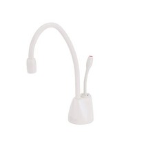 InSinkErator F-GN1100SN 컨템포러리 인스턴트 온수 디스펜서 수도꼭지 새틴 니켈198916, Hot Only, Biscuit