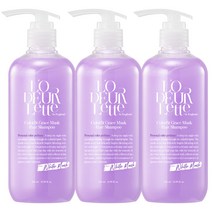 로더렛 컬러 핏 그레이스 머스크 헤어 샴푸 500ml 3개