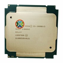 Origina Xeon E5 2698B V3 프로세서 SR21T 2.0Ghz 16 코어 135W 40M 소켓 LGA 2011-3 CPU 2698BV3, 한개옵션0
