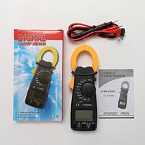 디지털 멀티 미터 클램프 메타 접지저항계 1pcs mt87 lcd 측정 acdc 전압, 갈색