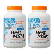 닥터스베스트 MSM 1000mg 베지 캡, 180개입, 2개