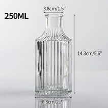 수경 식물 재배기 화분 북유럽 스타일 INS 꽃병 테라리움 재배 유리 집 거실 테이블 미적 모던 데코, [06] S6