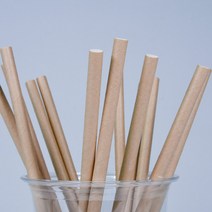 대성산업 크라프트 종이 스트로우 7 x 210 mm, 1개, 250개입