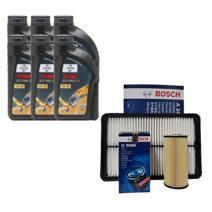 싼타페DM 디젤 훅스 타이탄 GT1 프로 C3 5W30 보쉬필터패키지, 6L