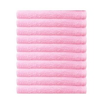 쉬라즈리빙 업소용 미용타월 90g 30수, 분홍, 10개