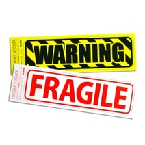 인비토 WARNING-FRAGILE 스티커, 선택:#02 FRAGILE, 단품