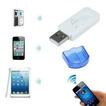 미니 USB 블루투스 호환 스테레오 음악 수신기 코롤라 2011 아우디 q5 bmw e36 h7 미니 쿠퍼 현대 테라칸 오펠 모카, WHITE