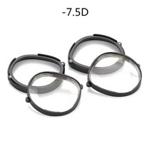 VR기기 AR 브리알 에알 렌즈 용 안티 블루 근시 렌즈 빠른 메타 퀘스트 액세서리 용 마그네틱 프레임 분해, -7.5일