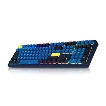 COX 엠프리스 방수 RGB 무접점 LED 유선키보드 35g, EMPRESS, 네이비, 텐키리스