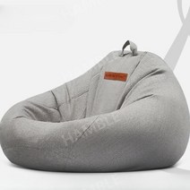 빈백 쇼파 스툴 1인용 일인쇼파 쿠션 마약의자, 웜그레이