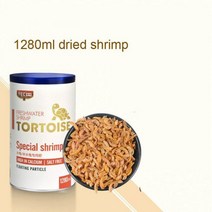 YEE 거북이 파충류 음식 피드 스틱 과립 말린 물고기 새우 Mealworm 수족관 베스트 셀러 2020, Dried Shrimps 1280ml_Reptile F