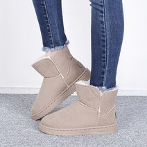 준디자인 여성 방한화 겨울 어그 방한 부츠 패딩 운동화 신발 기모 털신 가죽 여자 쿠션 로우 슬립온 발편한 푹신한 경량