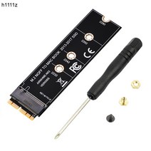 Apple ssd 어댑터 용 m2 ngff m 키 pcie ahci ssd 어댑터 macbook air 용 2013 2014 2015 2017 a1465 a1466 pro a1398 a1502 a1419, 단일옵션선택개