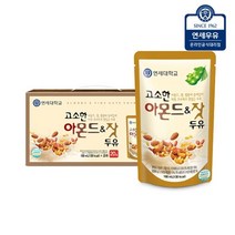 기타 연세두유 아몬드잣 두유 파우치 190ml x 20팩, 20개입