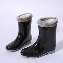 발목 미들부츠 봄신발 힐 방한화 통굽 워커 퍼부츠