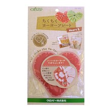 쏘잉스타 요요 플레이트 주름잡기 요요만들기 Heart L사이즈 58-932, 1개