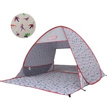 원터치 자동 자외선 UV 차단 1인 2인 한강 해변 비치 피크닉 캐릭터 캠핑 그늘막 텐트, 마블