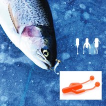 1인치웜 호그웜 플랩 0.7인치 볼락 꺽지 송어 산청어 웜, 040