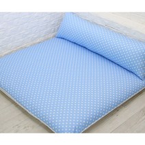 성한텍스 매트형대방석, 도트블루