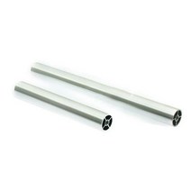 MDF8366 유리 목재 선반 제작 파이프훅 (25x280) X5개 묶음 (조립식파이프/알루미늄파이프/선반제작/테이블제작)