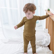 아바마 아동용 솔솔 긴팔 실내복