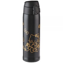 조지루시 SM-TAE48AZ 스테인리스 진공 머그 473.2ml(16온스) 이치마츠 블루, 16-Ounce, Hello Kitty Black