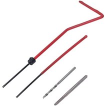 스레드 수리 키트 인체 공학적 디자인 금속 스레드 파단 도구 삽입 어셈블리 도구 드릴 스레드 수리 키트 내구성 자동차 용 쉬운 작동 (m2 0.45), m20.45, 1개