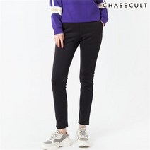 체이스컬트 여성 슬림 기모 쿠션지 웜업팬츠-KFZG7224C03