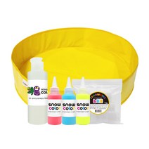 스노우키즈 작은매트 괴물물감놀이세트 촉감놀이, 작은매트+스노우70A+괴물물감140+꽃폼(소)
