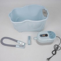 MONGSPA (몽스파) 반려동물용 공기방울 스파욕조, 스카이블루 (민트)