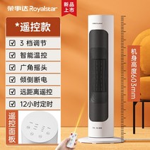 전기 난로 히터 온풍기 가정용 소형 스탠드 난방 욕실 열풍기 화장식 거실 안방 사무실 캠핑, 4.화이트 리모컨