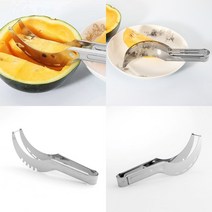 마트498 과일 슬라이서 수박칼 가정용품 멜론보관 주방집기 메론썰기 수박썰기 조리도구 주방도구 아이디어용품