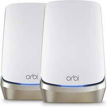 넷기어 Orbi 쿼드 밴드 와이파이 6E 시스템 RBKE962, WiFi 6E | 2-Pack
