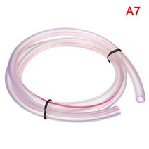 바이크캐리어 1PC 오토바이 호스 가솔린 연료 라인 미니 모토 더트 오일 파이프 튜브 그린 레드 블랙 오렌, 07 Transparent