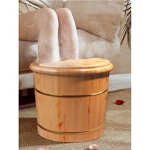 족욕기 건식 습식 편안한 지압 족욕탕 발마사지 족탕기 백향목 나무 천연, 26 라운드엣지